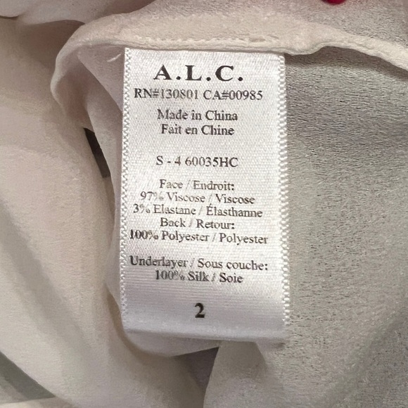 A.L.C. Alexis Black Scallop Mini Dress Revolve - Picture 10 of 10